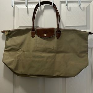 Olive Large Longchamp Bag
